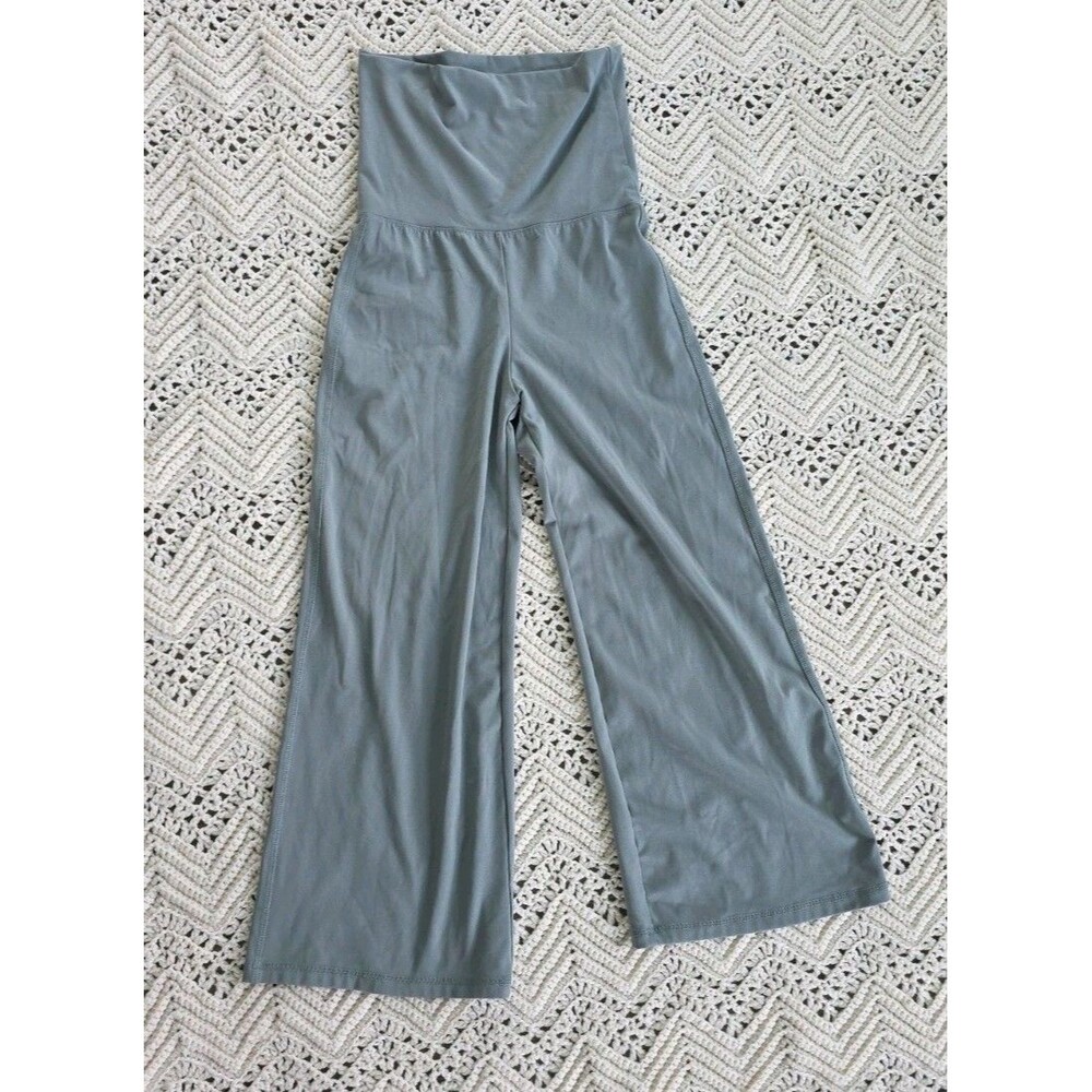 Rewash Active Flare Leggings XS Sage Green High Waist Yoga Pants Athleisure